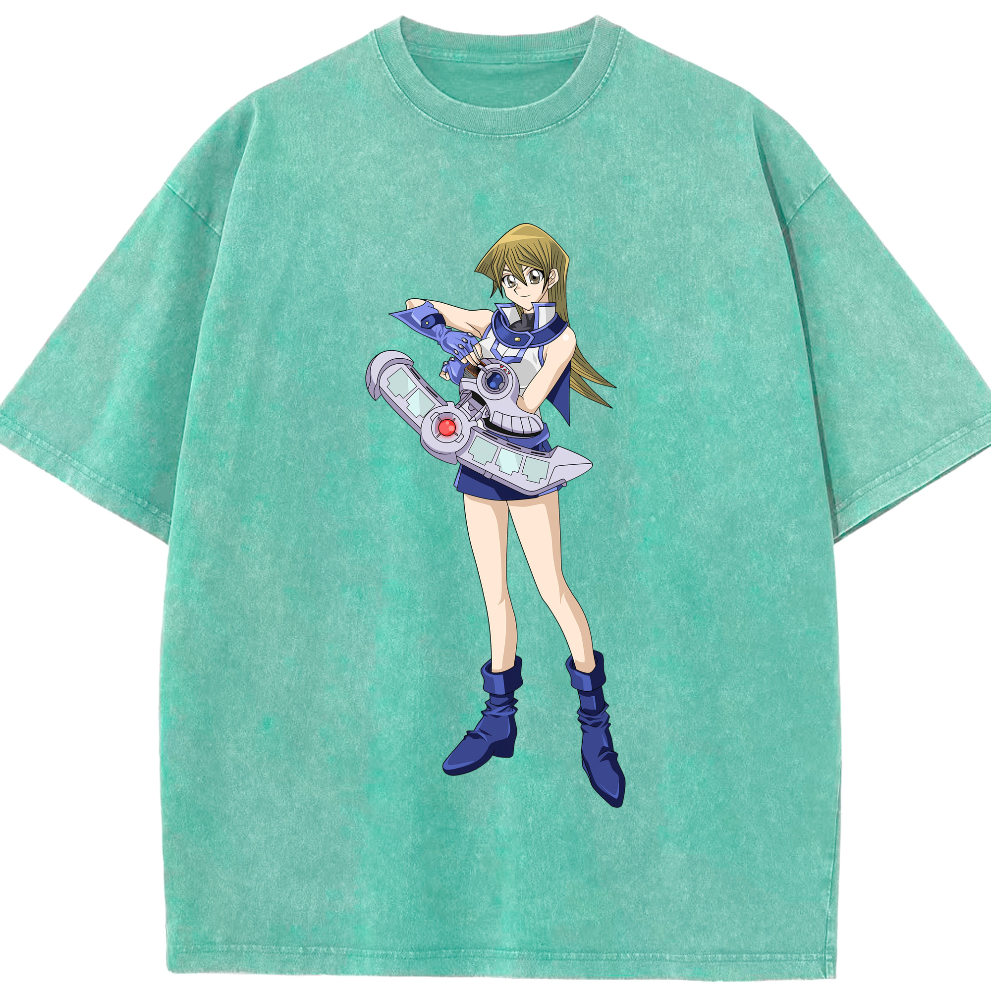 （画像用） 遊☆戯☆王 Yu-Gi-Oh! 綿100% ヴィンテージ風 半袖Tシャツ（フロントプリント）